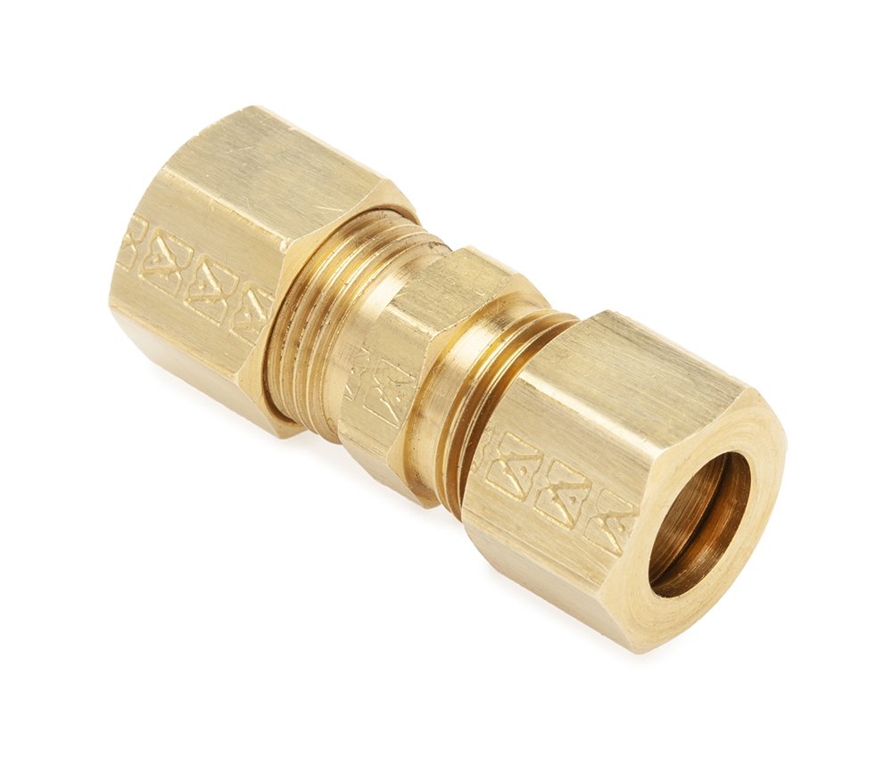 13465-4 Brass Metric Compression Fittings 04MM OD BULKHEAD BRASS CONNECTOR 
